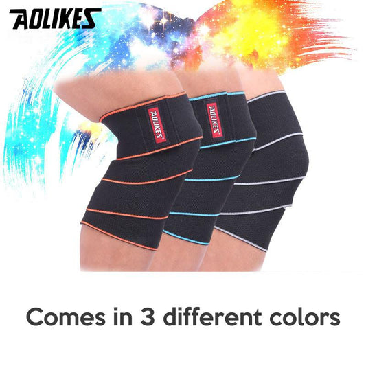 Sports Knee and Leg Support with Silicone Anti-Slip