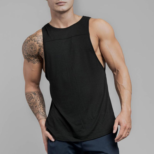 Men's Sleeveless Sports Shirt for Running and Gym